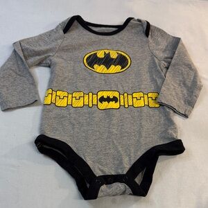 Batman - 12-18M - Long Sleeve Onesie